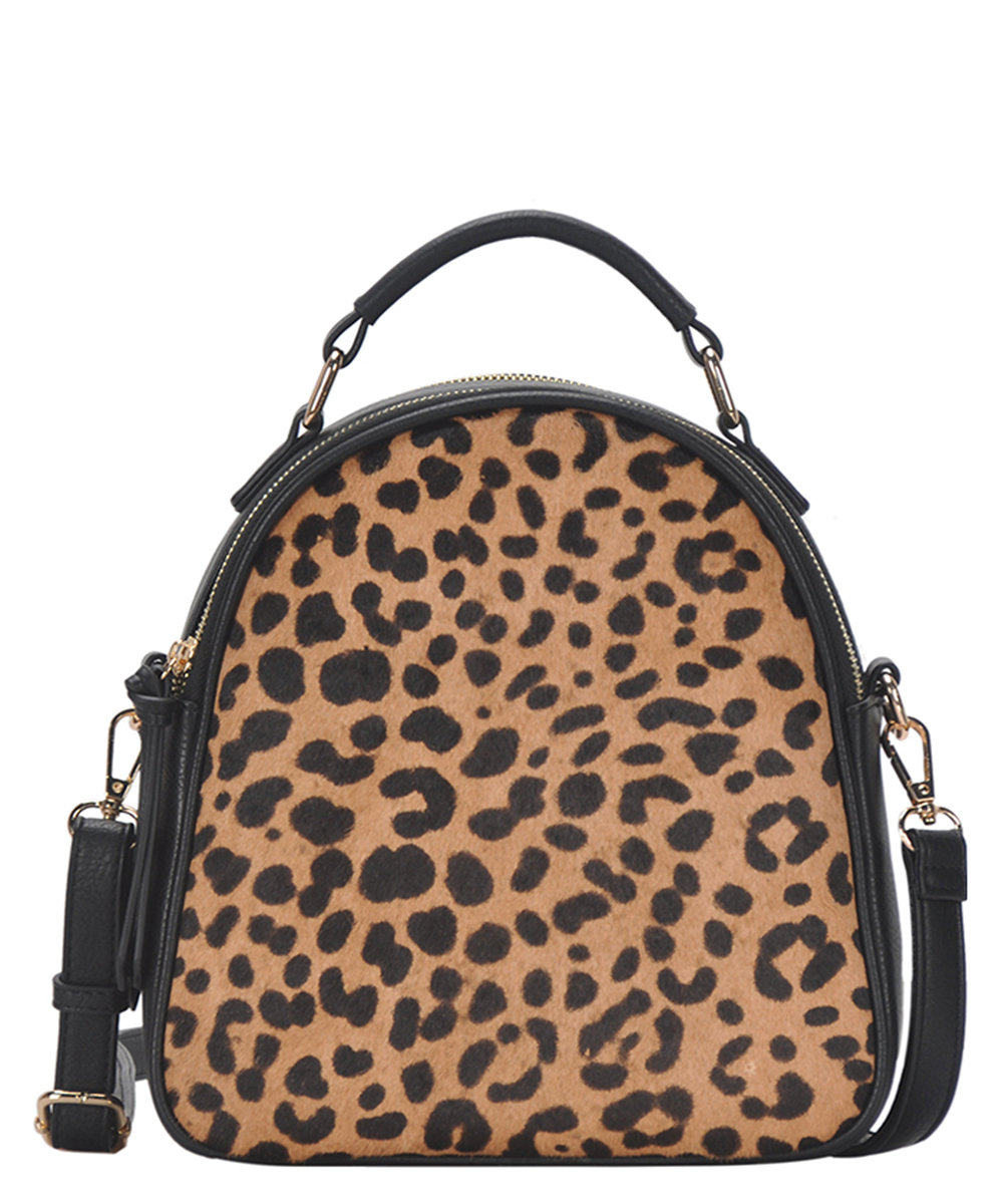 Leopard Print Mini Backpack BGS82138